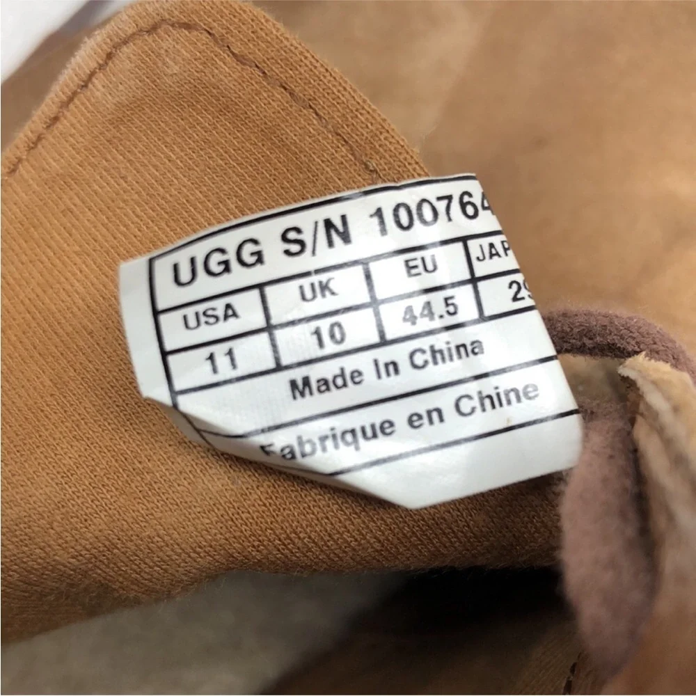 UGG Boots Freamon Chukka Chestnut Suede Ankle Men’s Size 11